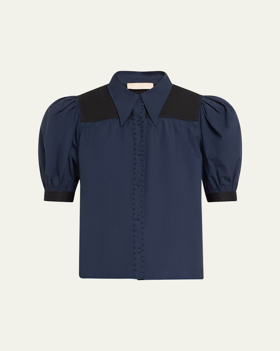 Freja Puff-Sleeve Top